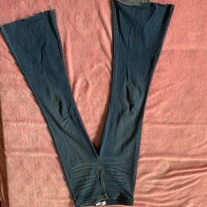 high waisted flare jeans